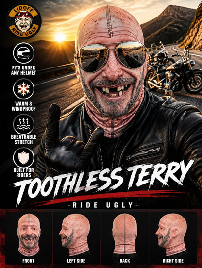 Toothless Terry LidOff face mask