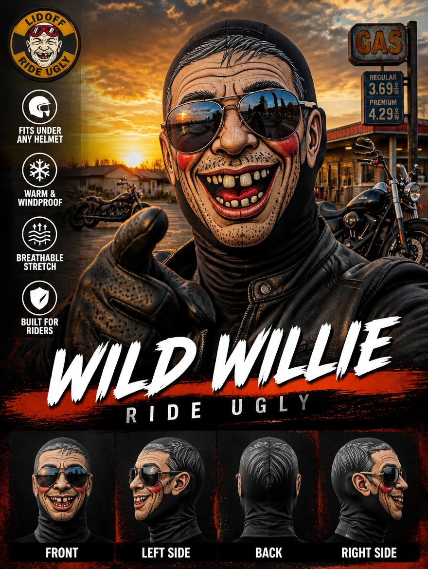 Wild Willie LidOff face mask